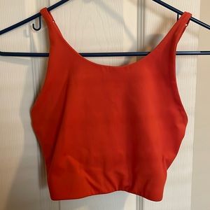 Girlfriend Collective orange sports bra!